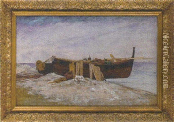 Schiffe Auf Capri Oil Painting - Felix Possart