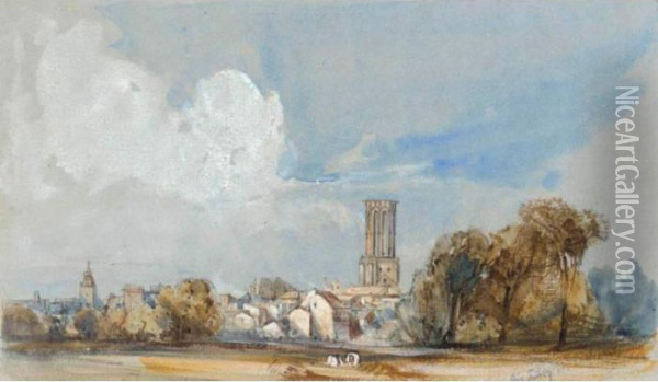 Aix, Bouche Du Rhone Oil Painting - William Callow