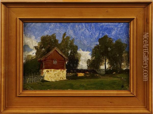 Rod
Kallarbyggnad Oil Painting - Olof Arborelius
