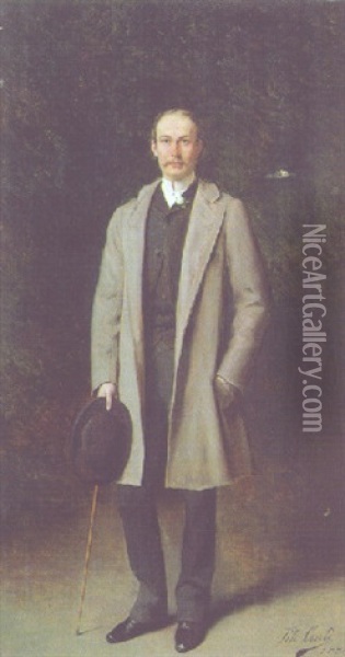 Portrait Of Friedrich Franz Iii, Grand Duke Of Mecklenburg-schwerin Oil Painting - Tito Conti