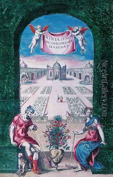 Book of plants, 1627 Oil Painting - Daniel Rabel