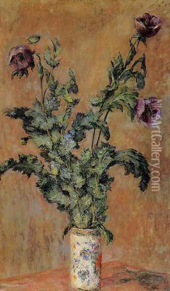 Vase Of Poppies Oil Painting - Claude Oscar Monet