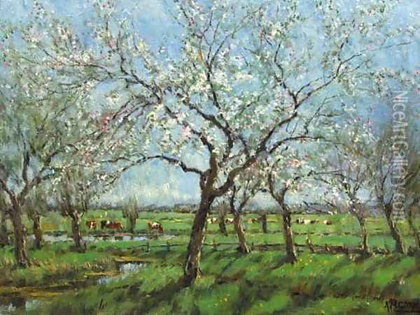 Spring Oil Painting - Arnold Marc Gorter