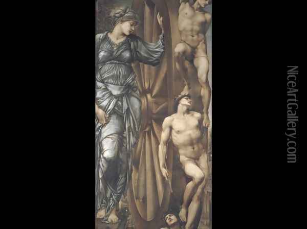 The Wheel of Fortune 1875-83 Oil Painting - Sir Edward Coley Burne-Jones