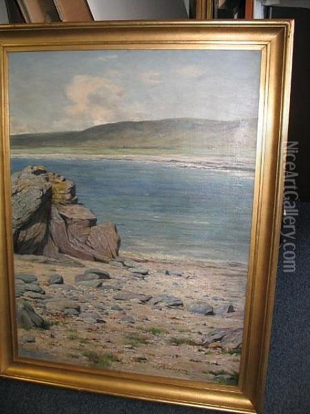 A Deserted Cove, Argyll Oil Painting - Joseph Henderson