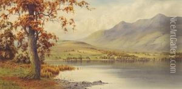 Highland Loch Oil Painting - Edward Horace Thompson