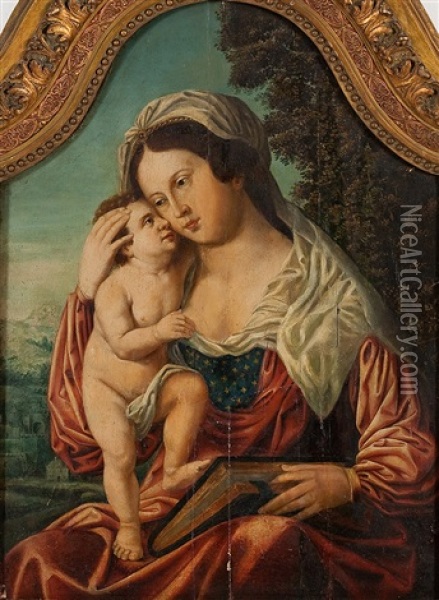 Maria Mit Dem Kinde Oil Painting - Jan Gossaert