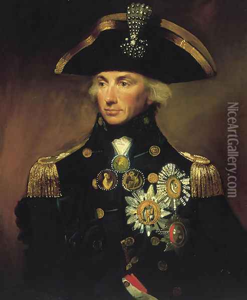 Rear-Admiral Sir Horatio Nelson, 1758-1805 Oil Painting - Lemuel-Francis Abbott