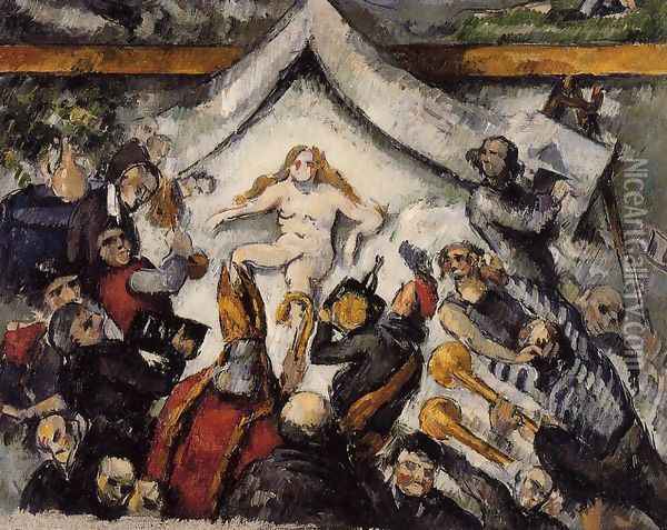 The Eternal Woman Oil Painting - Paul Cezanne