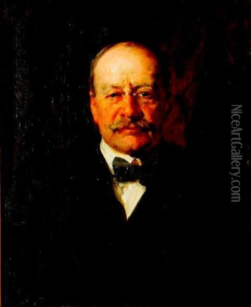 Portrait Of Michael Stirling Grant 1923 Oil Painting - John Campbell Longstaff