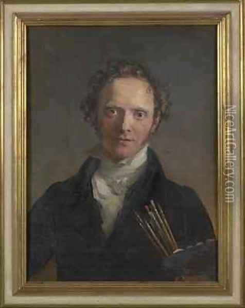 Portrait of the artist Oil Painting - George Dawe