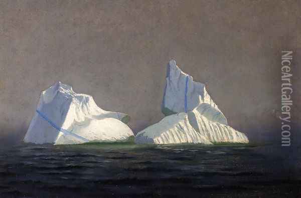 Icebergs Oil Painting - William Bradford