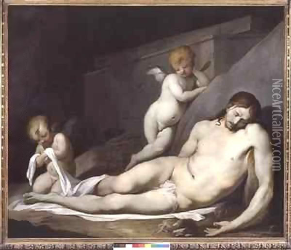 Dead Christ Oil Painting - Lubin Baugin