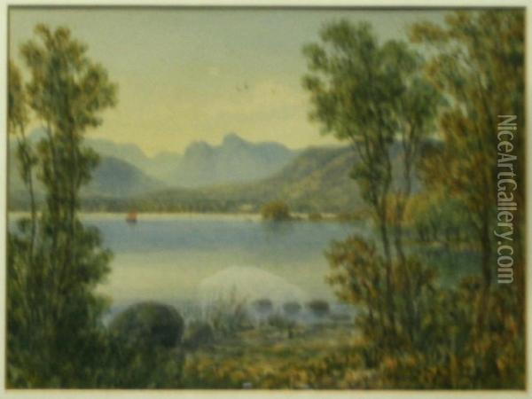 Langdale Oil Painting - William Taylor Longmire