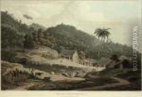 View Of The Chinese Mills, Penang Oil Painting - William Daniell RA