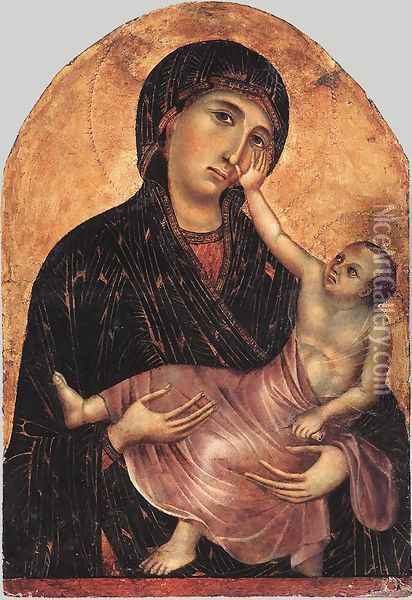 Madonna and Child 1280s Oil Painting - Duccio Di Buoninsegna