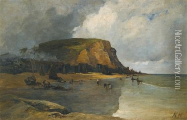 Hastings Oil Painting - Nathaniel Hone the Younger