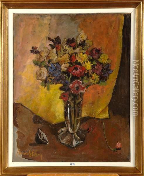 Vase De Fleurs Oil Painting - Stern Arno