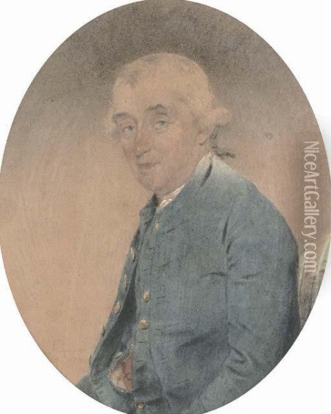 Portrait Of General Spencer Cowper Oil Painting - John Downman