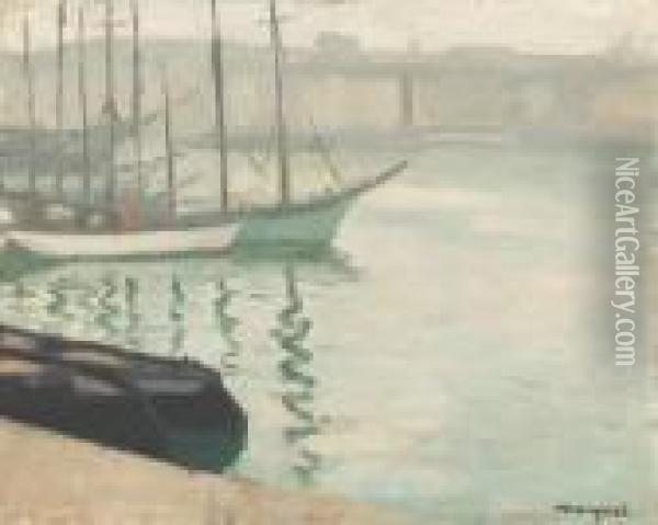 Le Port De Marseille Oil Painting - Albert Marquet