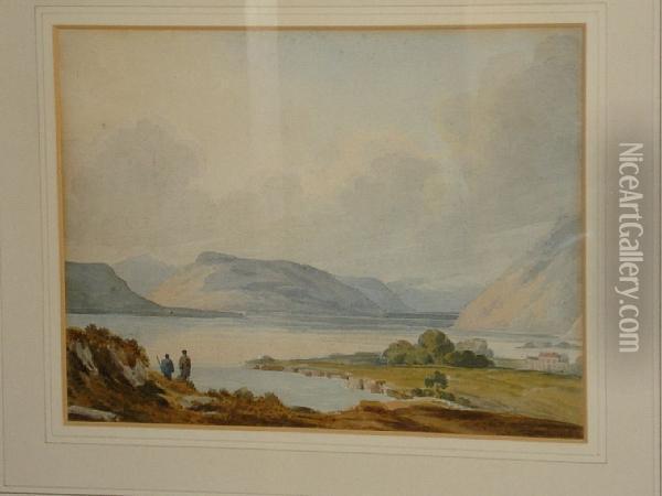 St Mary's Loch Oil Painting - John Varley