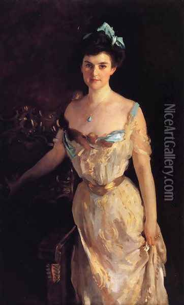 Mrs. Charles Pelham Curtis Oil Painting - John Singer Sargent
