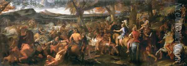 Alexander and Porus 2 Oil Painting - Charles Le Brun
