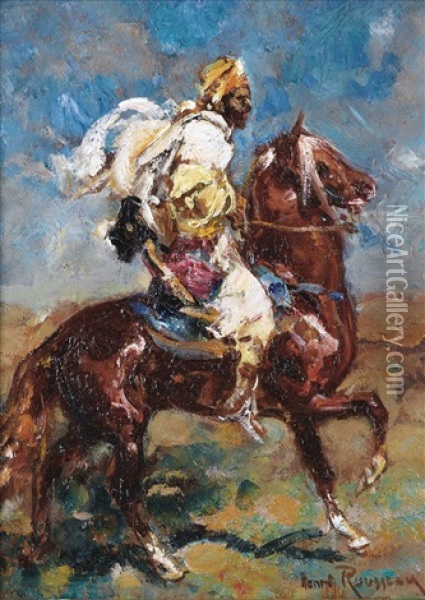 Cavalier Oil Painting - Henri Emilien Rousseau