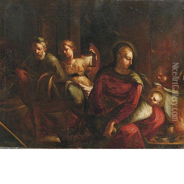 Nativita Oil Painting - Pietro della Vecchia