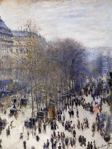 Boulevard des Capucines 3 Oil Painting - Claude Oscar Monet