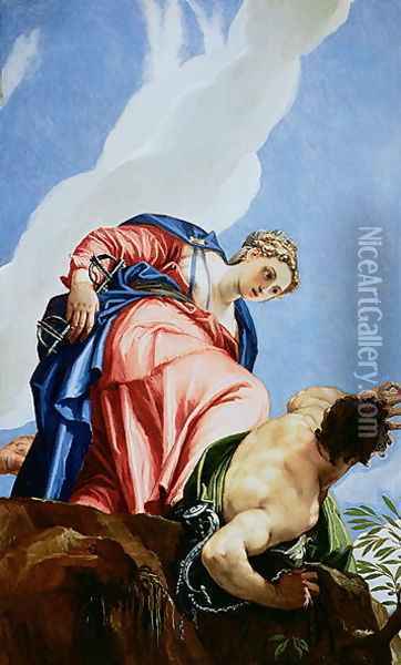 The Punishment of Vulcan Oil Painting - Paolo Veronese (Caliari)