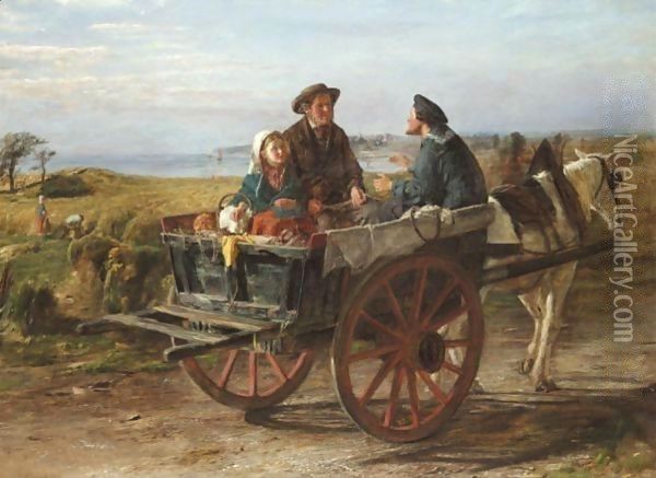 The Yarn Oil Painting - William McTaggart