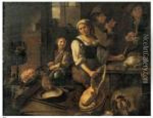La Cucina Oil Painting - Giacomo Francesco Cipper