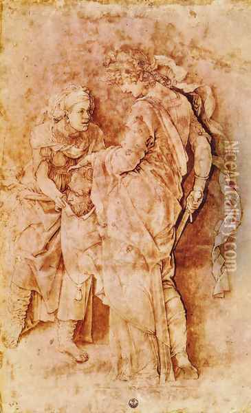 Judith With The Head Of Holofernes Oil Painting - Andrea Mantegna