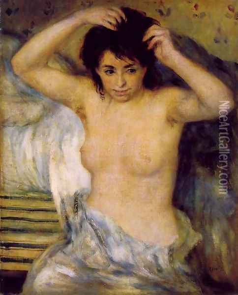 Torso Oil Painting - Pierre Auguste Renoir