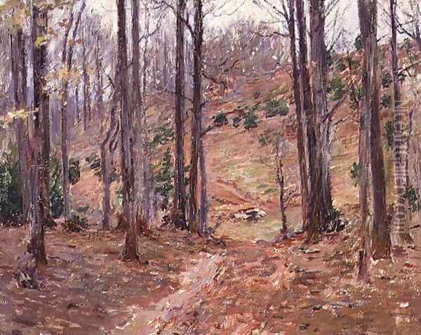 Virginia Woods, 1893 Oil Painting - Theodore Robinson