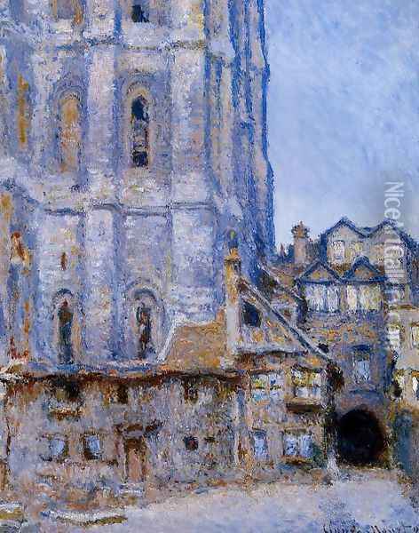 The Cour D Albane Oil Painting - Claude Oscar Monet