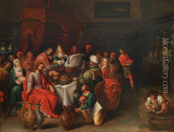 Les Noces
De Cana Oil Painting - Frans II Francken