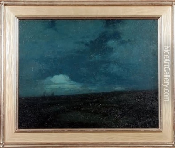 Night Winds Oil Painting - John Fabian Carlson