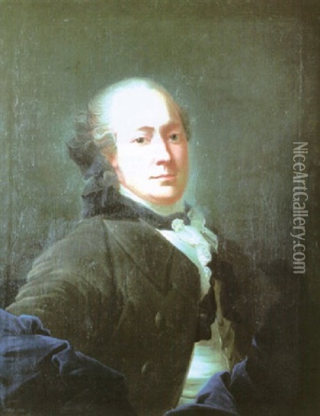 Portratt Av Johan Ludwig Von Schantz Oil Painting - Isak Wacklin
