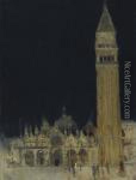 The Campanile, Venice Oil Painting - Walter Richard Sickert