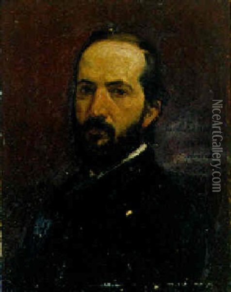 Portrait Of Dr. Ramacciotti Oil Painting -  Carolus-Duran