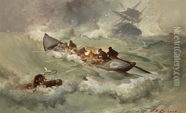 The Lifeboat Oil Painting - Franklin Dullin Briscoe