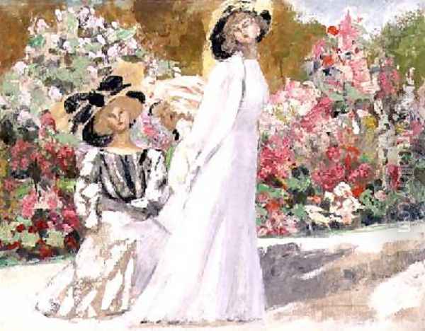 Friends 1907 Oil Painting - Jacqueline Marval