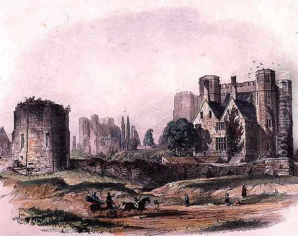 Kenilworth Castle Oil Painting - John Brandard