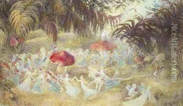 The Fairies' Dance Oil Painting - Richard Doyle