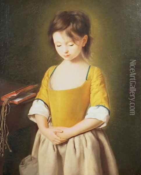 Portrait of a Young Girl, La Penitente Oil Painting - Pietro Antonio Rotari
