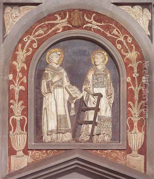 St Stephen and St Lawrence Oil Painting - Donatello (Donato di Niccolo)