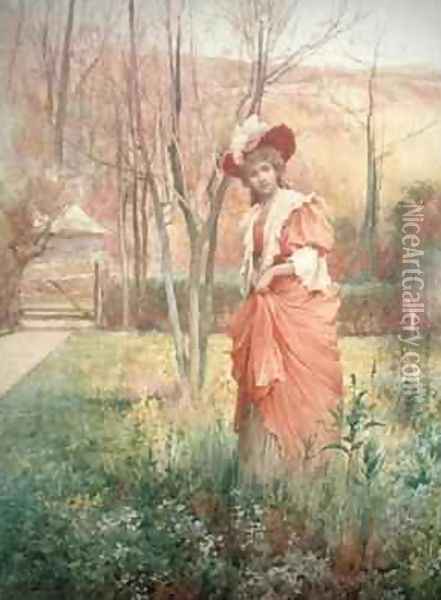 The Squires Daughter Oil Painting - Alfred Augustus I Glendenning