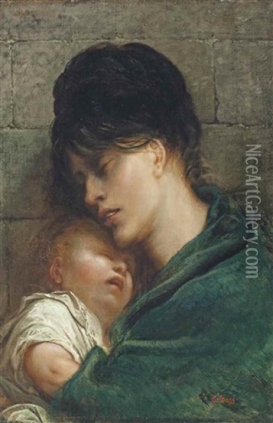 L'enfant Blesse Oil Painting - Gustave Dore